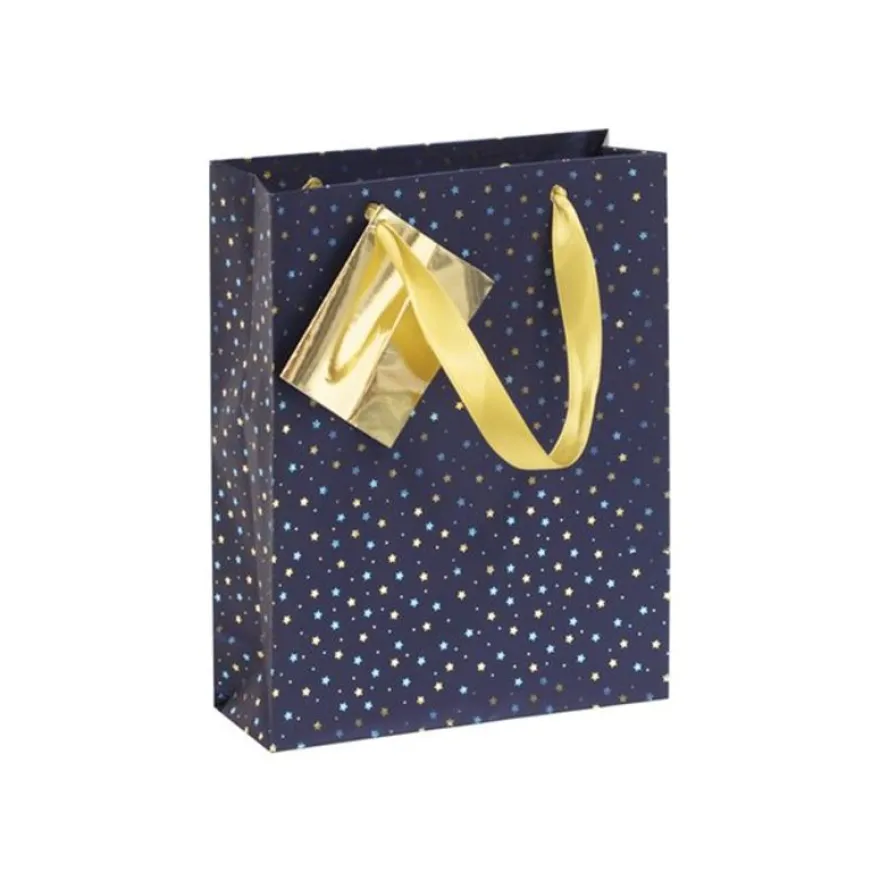 Clairefontaine Premium - Sac cadeau - 17 x 6 x 22 cm - bleu nuit