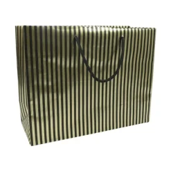 Clairefontaine Premium Max & Moi - Sac cadeau polypropylène - 32 cm x 13 cm x 24,5 cm - or/noir