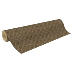Clairefontaine Raw Kraft - Emballage cadeau - 70 cm x 50 m - 70 g/m² - noir géo - papier kraft