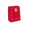 Clairefontaine Rhodia - Sac cadeau moyen 21,5 x 10,2 x 25,3 cm - or, rouge