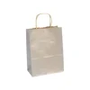 Clairefontaine The Basics - 25 Sacs cadeau kraft argent - 16 cm x 8 cm x 21 cm