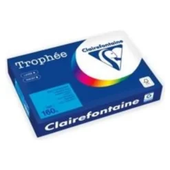 Clairefontaine Trophée - Papier couleur - A3 (297 x 420 mm) - 160 g/m² - 250 feuilles - turquoise