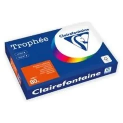 Clairefontaine Trophée - Papier couleur - A3 (297 x 420 mm) - 80 g/m² - 500 feuilles - rouge cardinal