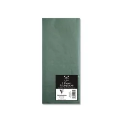 Clairefontaine Wrap & Roll - Papier de soie - 50 x 70 cm - 18 g/m² - 6 feuille(s) - vert empire