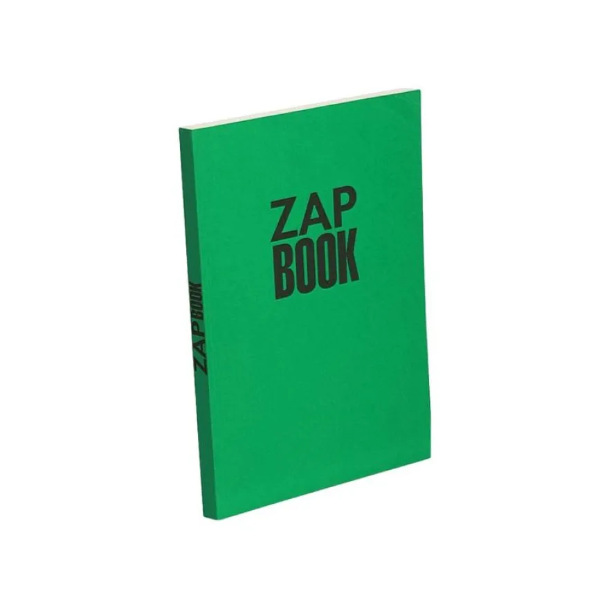 Clairefontaine Zap Book - Bloc dessin - 160 feuilles - A4 - 80 gr - blanc