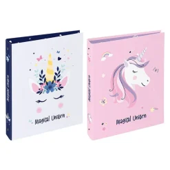 Classeur 4 anneaux - Dos 50 mm - A4 - Magical Unicorn - Viquel