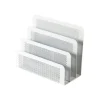 Clementina Frog - Porte lettres métal/mesh - blanc