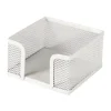 Clementina Frog - Porte-mémo métal/mesh - blanc