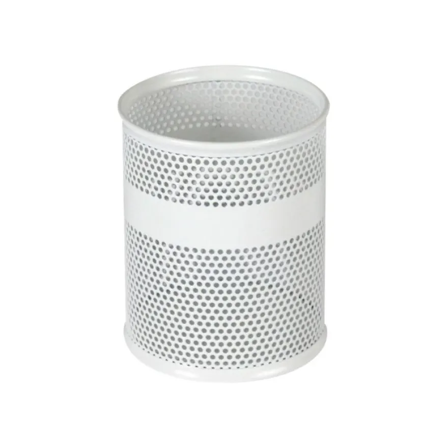 Clementina Frog - Pot à crayons - 7,7 x 9,5 cm - métal blanc