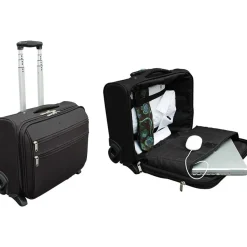 Clementina Frog Traveller l - Valisette trolley multipoches - noir