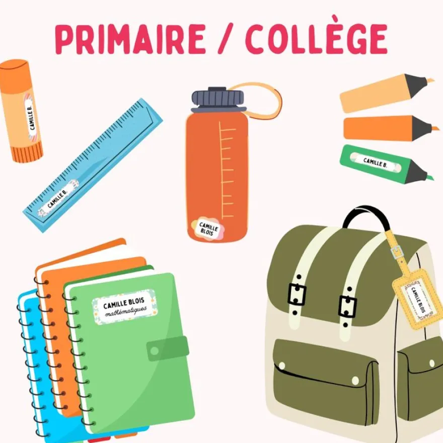 Cléopatre - 12 étiquettes no pack - Primaire