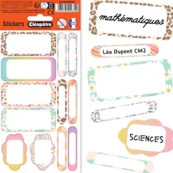 Cléopatre - 12 étiquettes no pack - Primaire