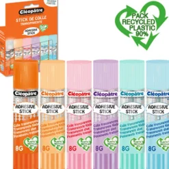 CLÉOPÂTRE – Boîte de bâtons Pastel de colle transparente “Cléostick” – 8 g