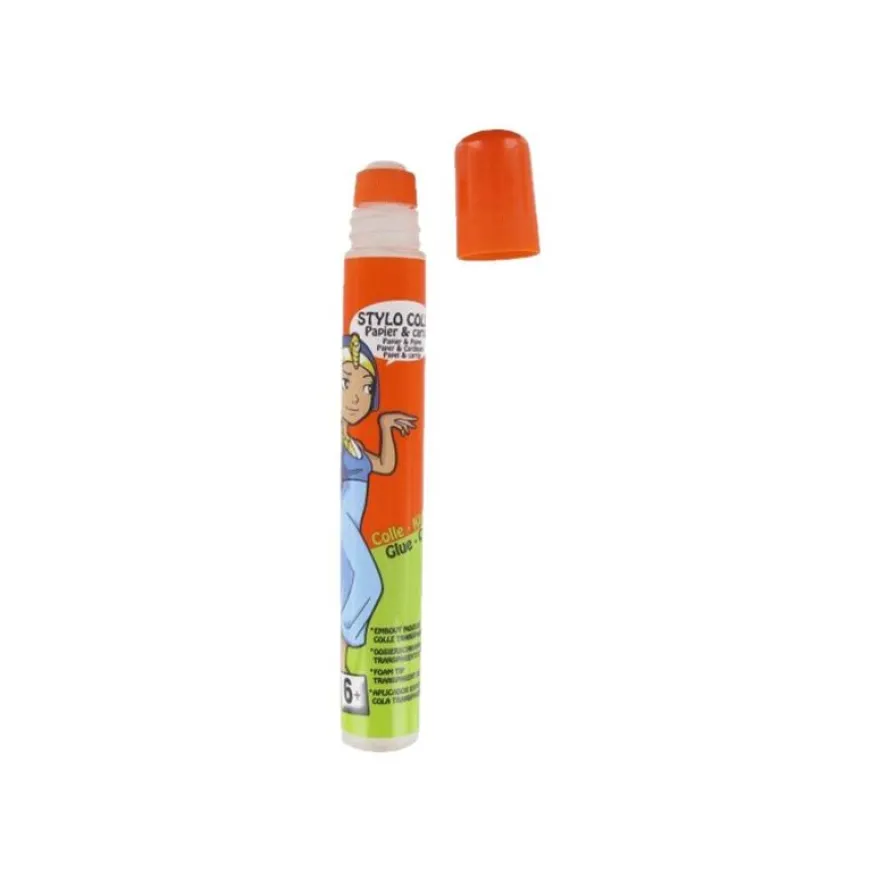 Cléopâtre - Bâton de colle - Embout mousse - 50 gr - Transparent