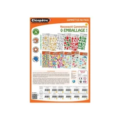 Cléopâtre - Jeu d'adhésifs de décoration - 27 pièces - noël - 10 - 40 mm - or - non permanent