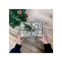 Cléopâtre - Jeu d'adhésifs de décoration - 27 pièces - noël - 10 - 40 mm - or - non permanent