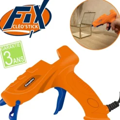 Cléopâtre - Mini pistolet applicateur d'adhésif thermofusible - 10 W
