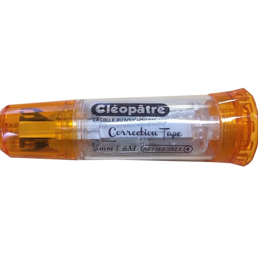 Cléopâtre - Ruban correcteur rechargeable Effac'encre - 5 mm x 6 m