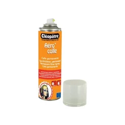 Cléopâtre Aéro'colle - Bombe de colle aérosol - 250 ml - Permanent