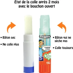 Cléopâtre Cléostick - 6 bâtons de colle marine - 15 gr