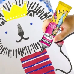 Cléopâtre NEFERTARI - Boîte de 5 tubes de Peinture Gouache avec embout fin - 5 x 30 ml