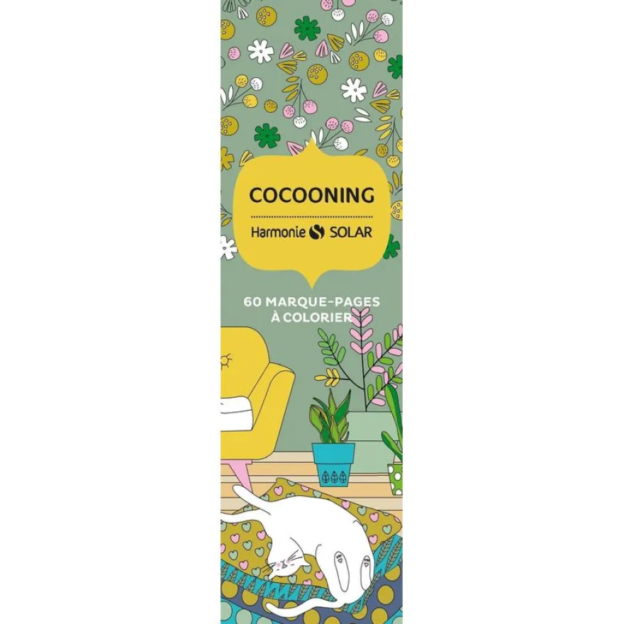 COCOONING - 60 MARQUE-PAGES A COLORIER