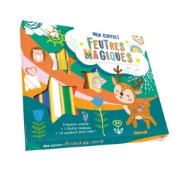 Coffret - Mon coffret feutres magique - Coloriages avec feutres qui changent de couleurs Dès 3 ans