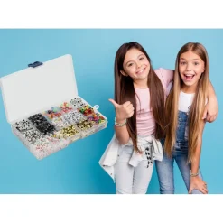 Coffret de perles alphabet - 15 COULEURS