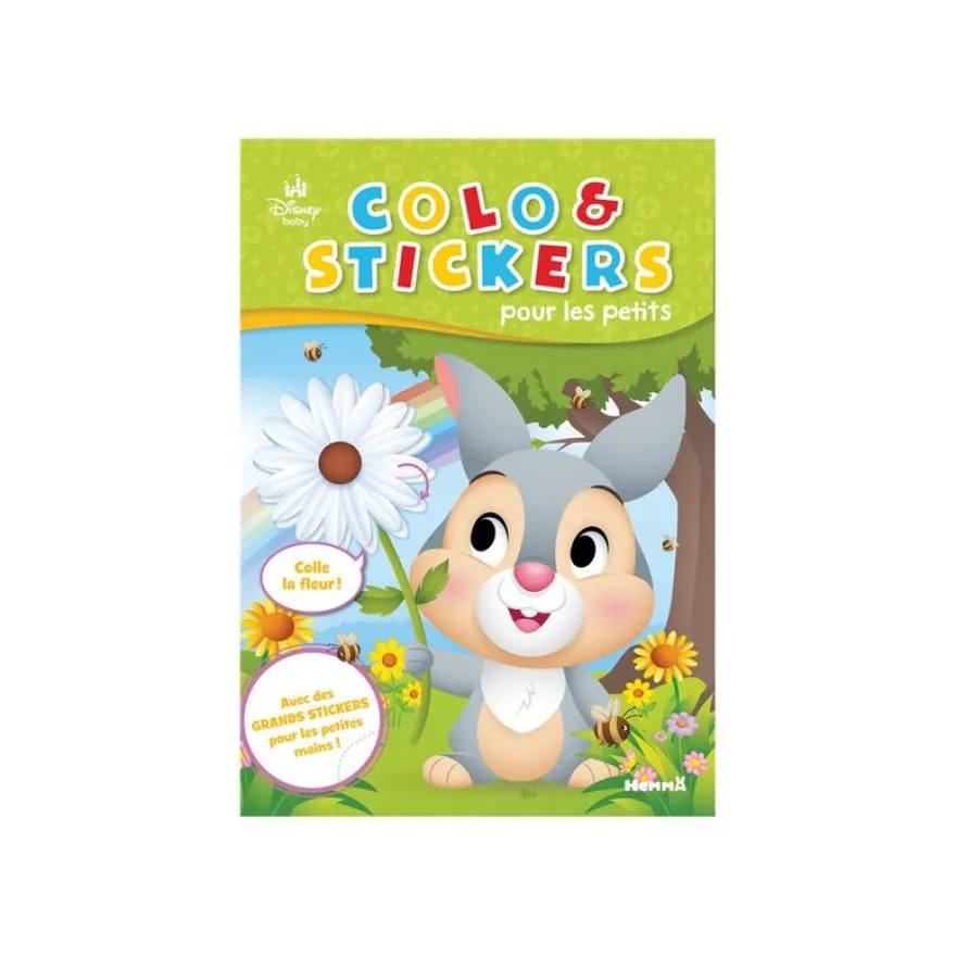 Colo & Stickers pour les petits (Panpan) - Disney Baby - livre de coloriage / d'activités