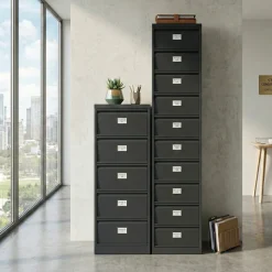 Colonne à clapets - L41 x H104 x P35 - 5 clapets - anthracite