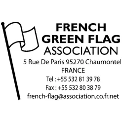 Colop 2600 Classic Green Line - Tampon métallique personnalisable - 8 lignes - format rectangulaire
