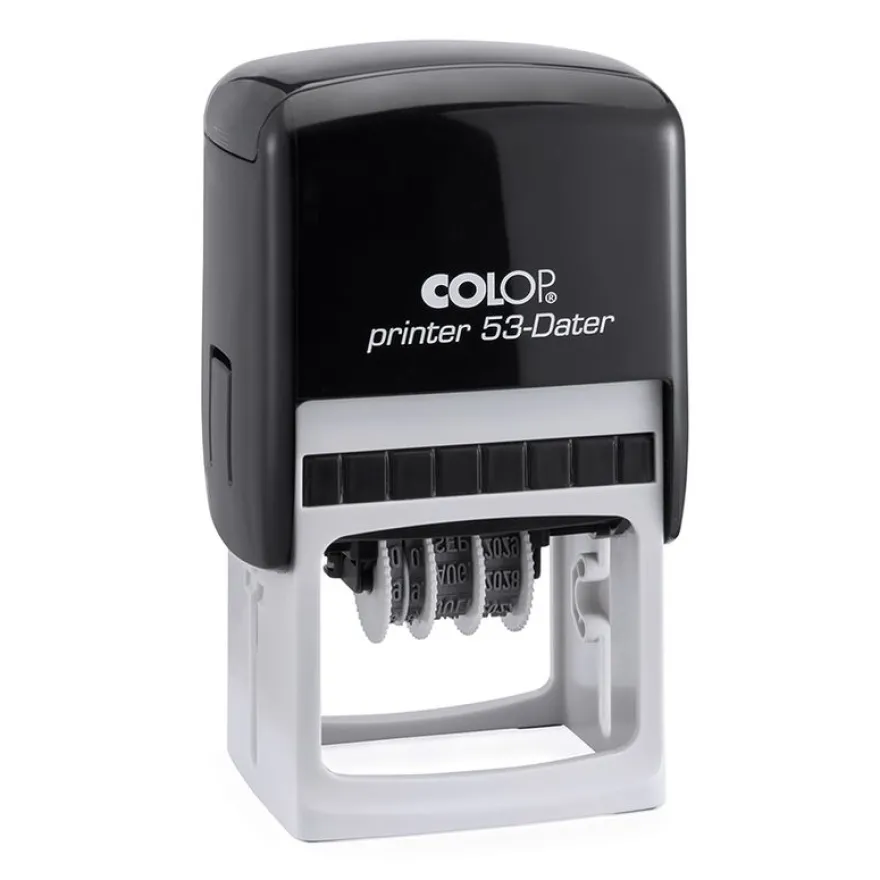 Colop Printer 53 - Tampon dateur personnalisable - 7 lignes - format rectangulaire