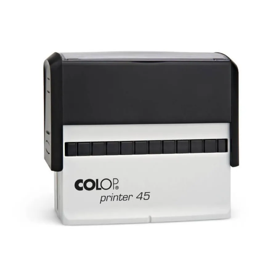 Colop Printer 45 - Tampon personnalisable - 4 lignes - format rectangulaire