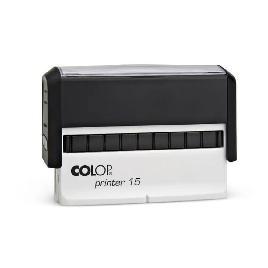 Colop Printer 15 - Tampon personnalisable - 3 lignes - format rectangulaire