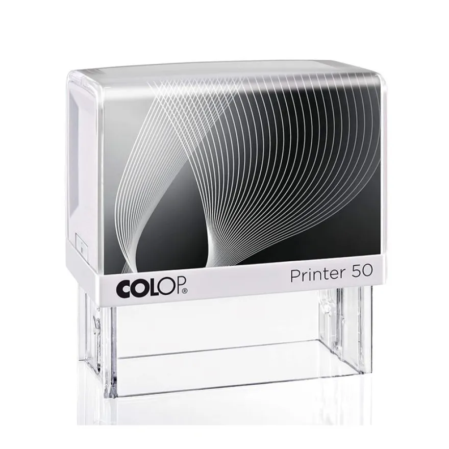 Colop Printer 50 - Tampon personnalisable - 7 lignes - format rectangulaire