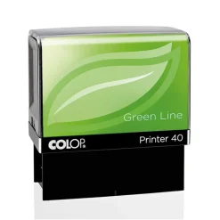 Colop Printer 40 Green Line - Tampon personnalisable - 6 lignes - format rectangulaire