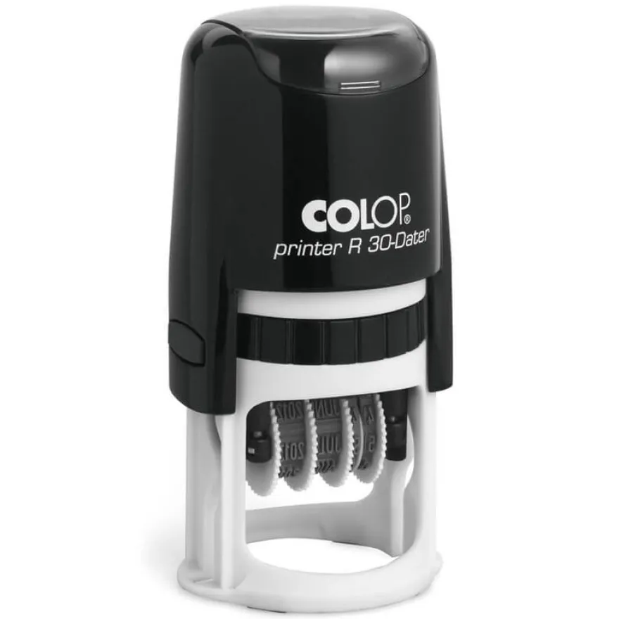 Colop Printer R30 - Tampon dateur personnalisable - 4 lignes - format rond