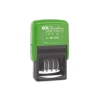 Colop Tampon dateur Printer Green line S 260L - formule "Payé le" - Bicolore