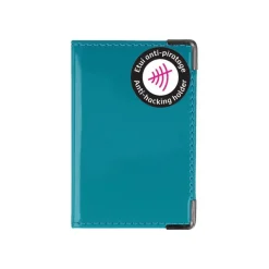 Color Pop - Etui anti-piratage pour 2 cartes de crédit - PVC - disponible dans différentes couleurs