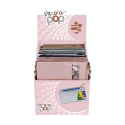 Color Pop - Portefeuille extra plat anti-piratage - disponible dans différentes couleurs