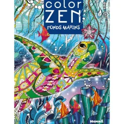 Color Zen - Fonds marins - Livre de coloriage détente - Dès 7 ans
