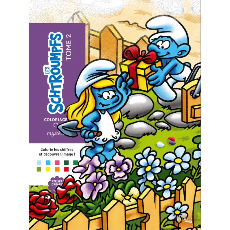 Coloriages mystères - Schtroumpfs Tome 2
