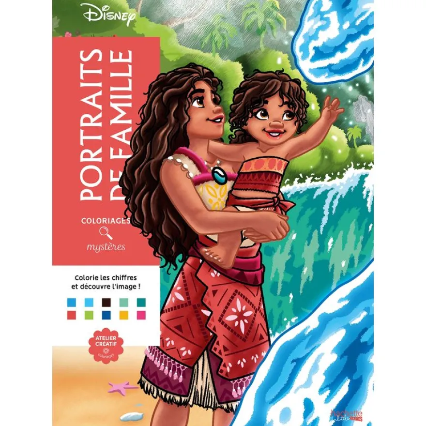 Coloriages mystères Disney - Portraits de famille
