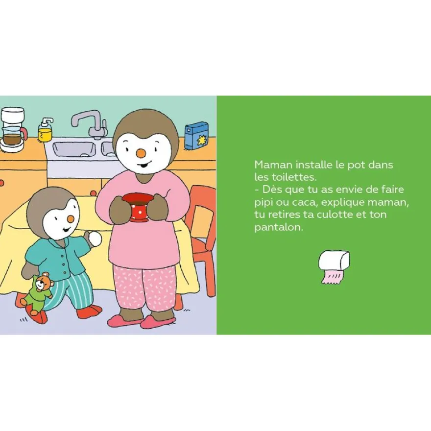 Colorie T'choupi sans dépasser (l'école)
