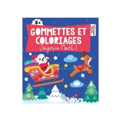 Colos et gommettes Joyeux Noël ! - livre d'activités