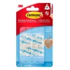 Command - Pack de 6 crochets et 8 languettes transparents