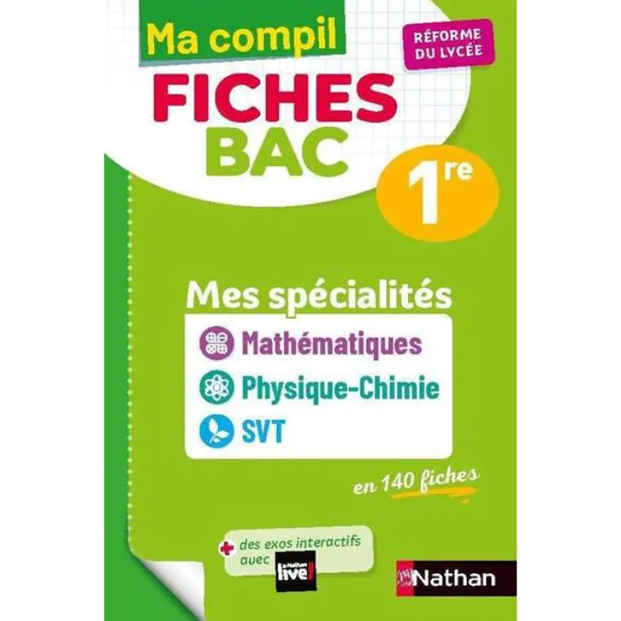 Compil Fiches Maths / PC / SVT - 1re