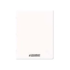 Conquérant - Cahier couverture personnalisable - 24 x 32 cm - 96 pages - grands carreaux (Seyes) - blanc cartonné