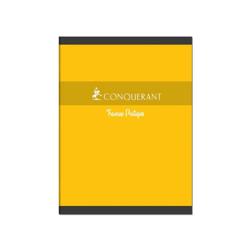 Conquérant - Cahier de travaux pratiques (TP) - 24 x 32 cm - 96 pages - grands carreaux (Seyes)