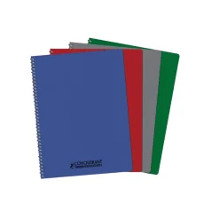 Conquérant Classique - Cahier à spirale A4 (21x29,7cm) - 180 pages - petits carreaux (5x5mm) - disponible dans différentes couleurs